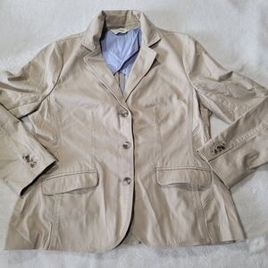 L.L. Bean Women's Beige Blazer Jacket